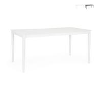 Table Nebula 160 x 90 x 75 cm aluminium blanc