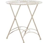 Table d'extérieur Tegal en Fer , Crème antique Crème G