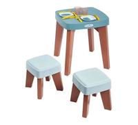 Jouets Ecoiffier - 1687 - Table à Dîner avec accessoires et tabourets - Jeu d'imitation - De 12 à 36 mois - Fabriqué en France, enfant, Multicouleur