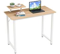 Table d'ordinateur - LDSZXNE - Simple avec Support Amovible de Surélévation - Bois