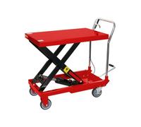Table élévatrice hydraulique 300kg jusqu'à 75cm de haut avec plateau 82x52cm
