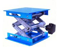 Table élévatrice manuelle sans ciseaux en acier Hauteur 50-460 mm Charge 5-25 kg 5 tailles (100 x 100 mm à 300 x 300 mm)