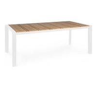 Table Elias 198X100 Blanc Sj60 Blanc G
