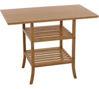 Mendler Table en Bambou HWC-N84 certifiée FSC® 100x60 cm