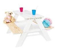 Pinolino Ensemble de sièges pour enfants Nicki 4 places bois blanc