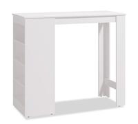 Table en bois blanc 120x50 cm Blanc G