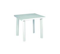 Table Carrée Extérieur Blanche Résistance Et Design Pour Votre Extérieur - Ipae Progarden