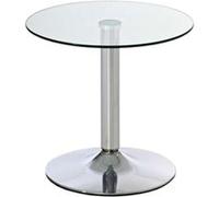 Table en verre ronde Ikarus Ø 50 cm , Verre clair Verre clair G