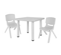 Table Enfant Avec 2 Chaises Gris TU