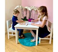 Table Enfant En Bois 4-7 Ans Blanc TU