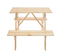 Table enfant en bois 81x60xh50 cm - timbela m012-1
