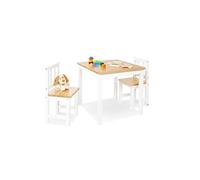 Ensemble de sièges pour enfants 'Fenna', blanc/naturel, 3 pcs.