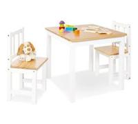 Ensemble de sièges pour enfants 'Fenna', blanc/naturel, 3 pcs.