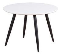 Table Enfant Design Plaza 60cm Blanc & Noir