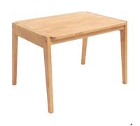 Table enfant ""Robin"" hévéa 49x48cm - Atmosphera Créateur d'intérieur