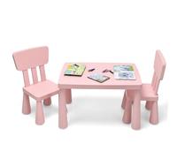 Table et chaise pour enfant COSTWAY HW66810PI - A
