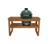 Table eucalyptus Large 4 roues pour KAMADO Large Big Green Egg