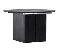 Venture home table à manger extensible ronde - Noir
