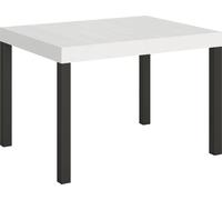 Table extensible 70x110/194 cm Everyday Frêne Blanc structure Anthracite