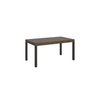 Table extensible 90x160/264 cm Everyday Noyer cadre Anthracite -