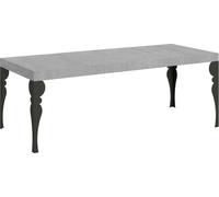 Table Extensible 90X160/264 Cm Paxon Premium Ciment Structure Anthracite