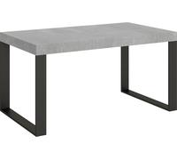 Table Extensible 90X160/264 Cm Tecno Cemento Structure Anthracite