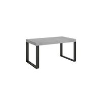 Table Extensible 90X160/264 Cm Tecno Cemento Structure Anthracite