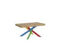Table extensible 90x160/264 cm Volantis Chêne Nature cadre 4/B -