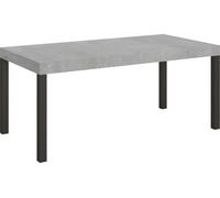 Table Extensible 90X180/284 Cm Everyday Cement Structure Anthracite
