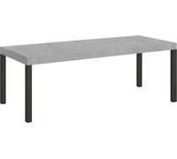 Table extensible 90x180/284 cm Everyday Premium Ciment Structure Anthracite