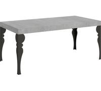 Table Extensible 90X180/440 Cm Paxon Cemento Structure Anthracite