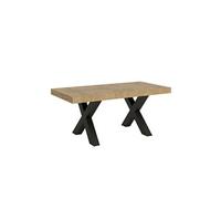 Table extensible 90x180/440 cm Traffic Chêne Nature cadre Anthracite - ITAMOBY
