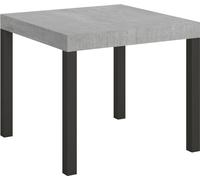 Table extensible 90x90/246 cm Everyday Cement structure Anthracite