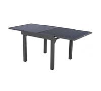Table Extensible Carrée Alu Piazza 4/8 Places Graphite - Hespéride Multicolore
