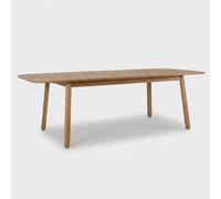 Table extensible en bois d'acacia 180-240x100 Danubio