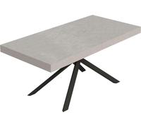 Table Extensible Niket En Cachemire 200/304X90 Cm Avec Pieds Anthracite