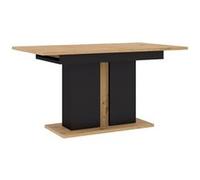 BIM Furniture Table à Manger Extensible 140-200 cm, 4-8 Personnes, Rectangulaire Table Extensible pour Cuisine, Salon Table de Salle à Manger Chêne Nuka I
