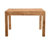 Table extensible rallonges intégrées rectangulaire en bois massif L120-210 cm BALTO