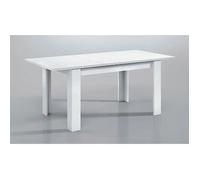 Table extensible salle à manger coloris Blanc Artik - 78 x 140-190 x 90 cm