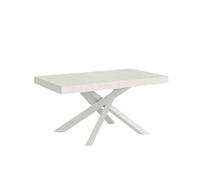 Table extensible Volantis 90x180/284 cm structure blanche