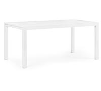 Table extérieure Hilde blanc 160/240 x 90 x h 75cm