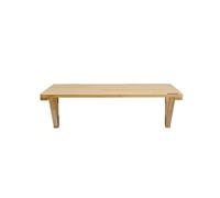 Table flottante murale bureau d'ordinateur portable 800 x 600 mm Bois Pin