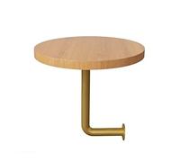 Table Flottante Ronde Murale, Bureau d'accent en Bois d'économie d'espace pour Le café, Restaurant, Bar et Maison, Design Minimaliste élégant