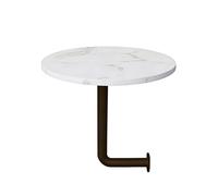 Table Flottante Ronde Murale, Bureau d'accent en Bois d'économie d'espace pour Le café, Restaurant, Bar et Maison, Design Minimaliste élégant