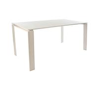 Table Four 158x79x73cm frame white
