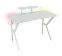 Table Gaming Genesis Holm 320 RGB Blanc Bois MDF Blanc G