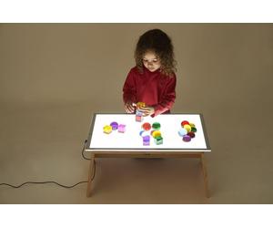 Table Happy Kidz adaptée au panneau lumineux LED rectangulaire 2140327007
