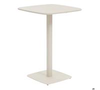 Table haute de jardin 2 places Alegoria 70x70cm argile - Hespéride