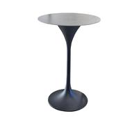 Table haute de jardin alu/céramique - Muse - ø.70 cm - 2 personnes