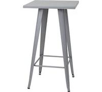 Table haute HWC-A73, métal, design industriel 105x60x60cm gris